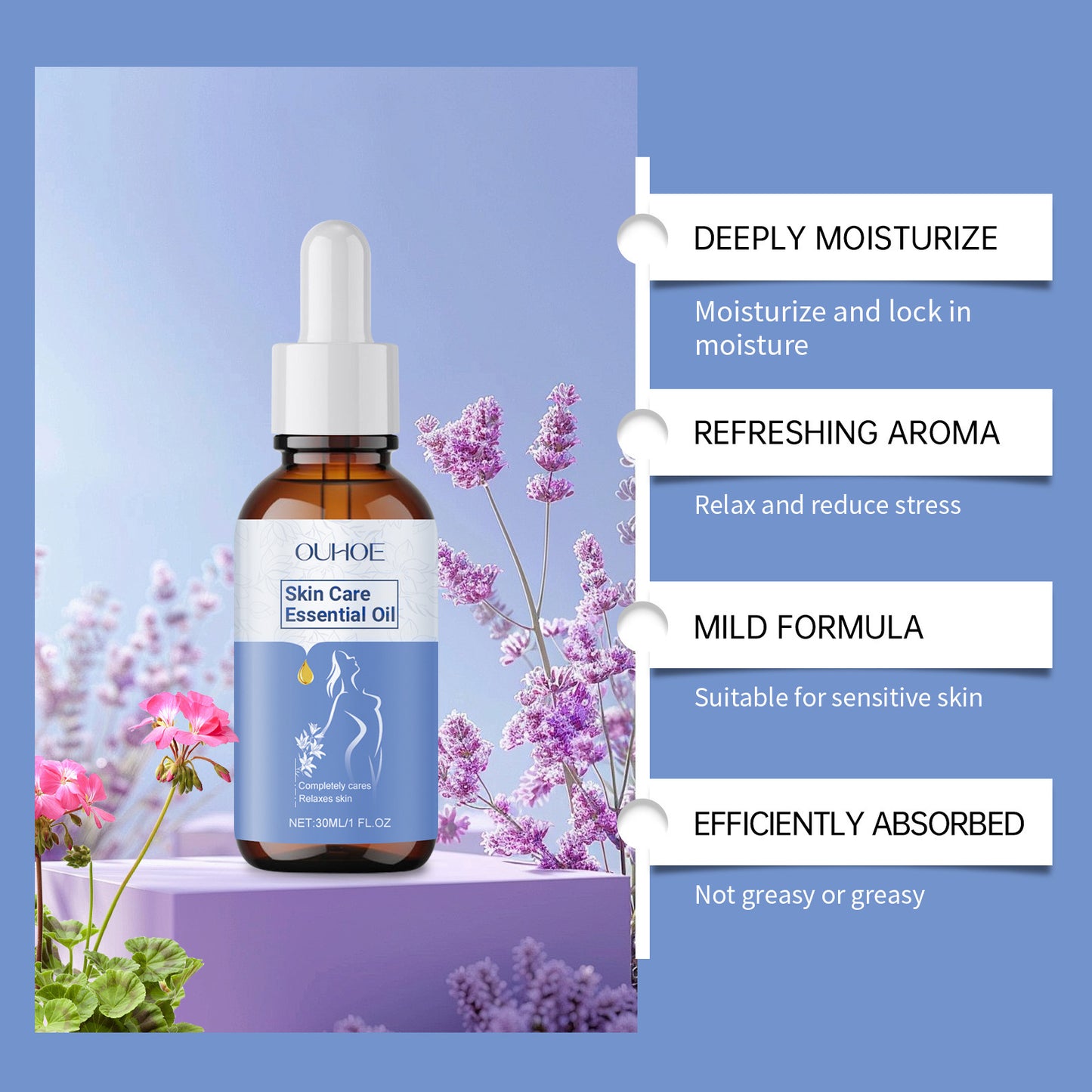 beauty massage essential oil