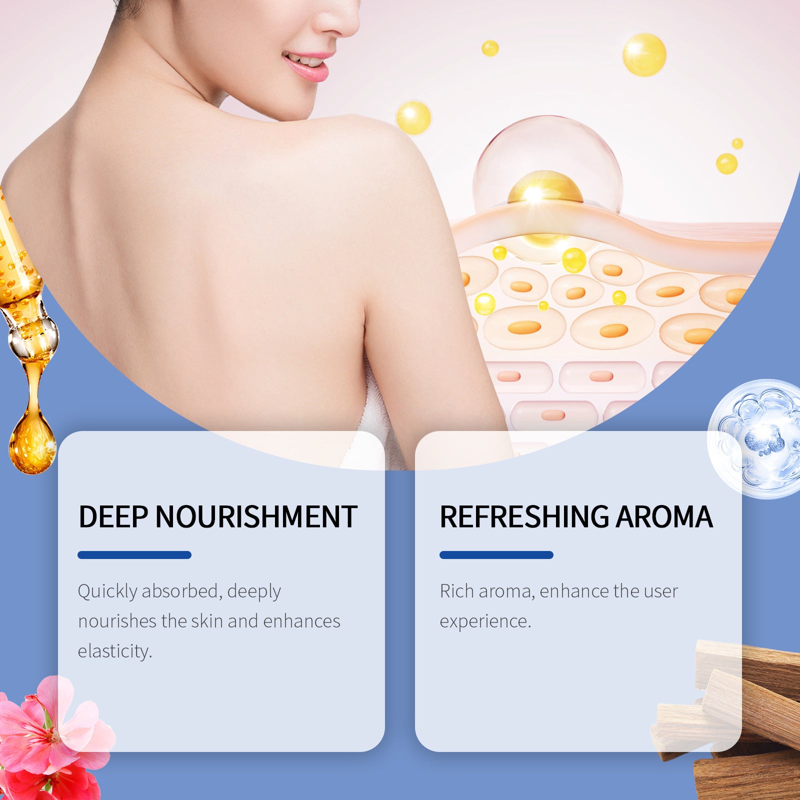 beauty massage essential oil