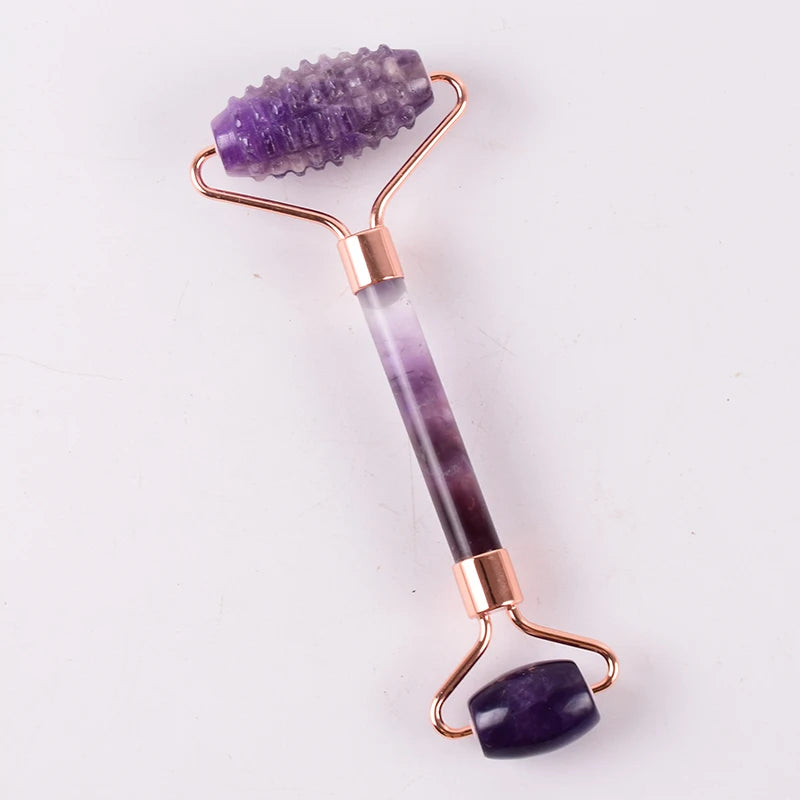 Amethyst Sawtooth Face Roller