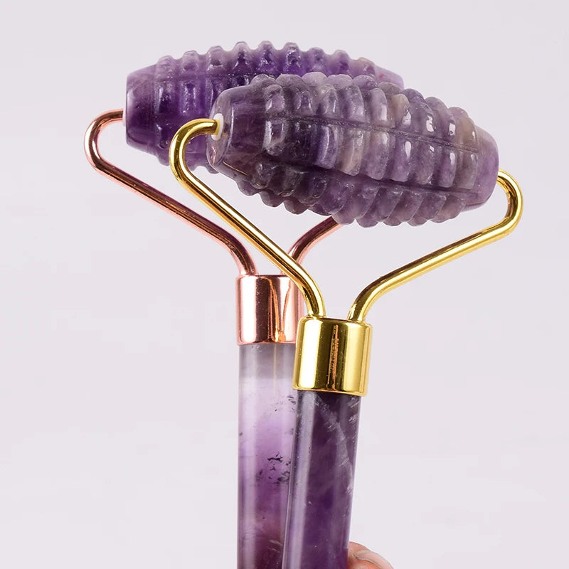 Amethyst Sawtooth Face Roller