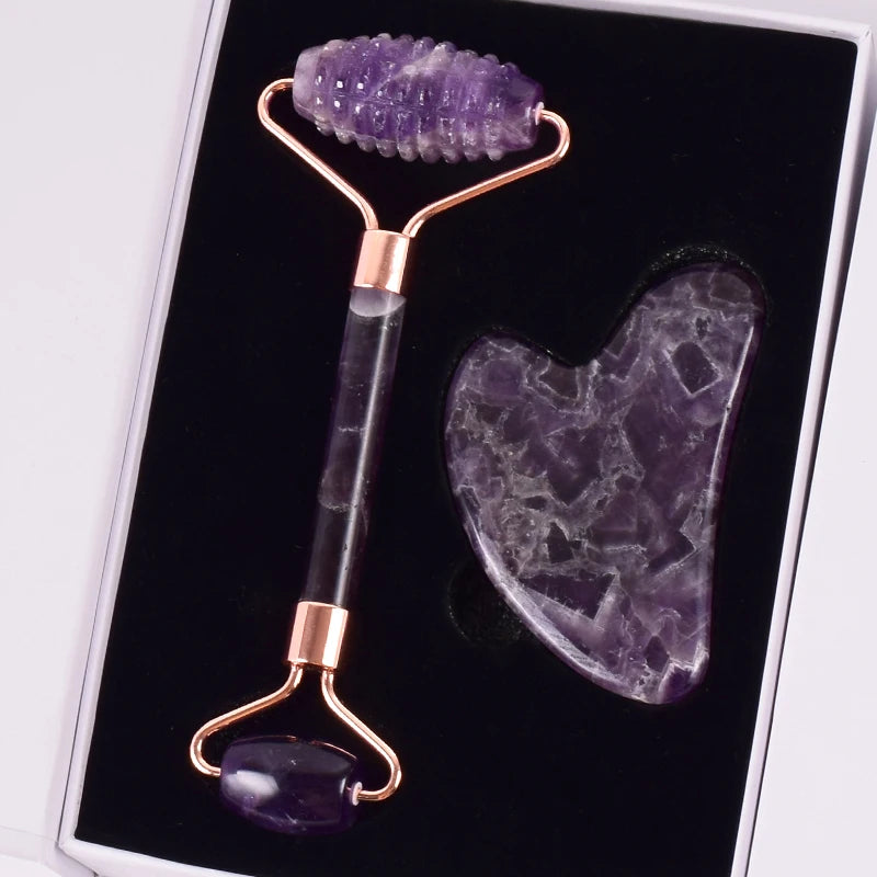 Amethyst Sawtooth Face Roller