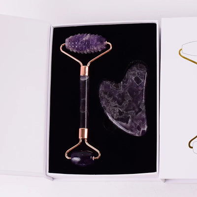 Amethyst Sawtooth Face Roller