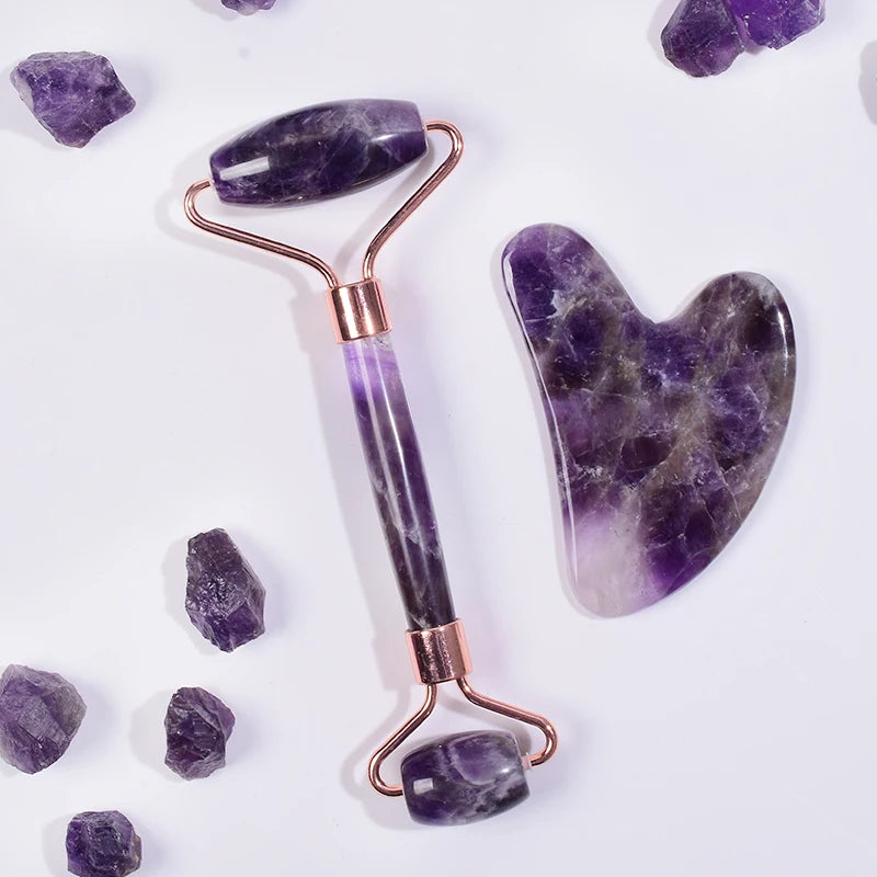 Amethyst Sawtooth Face Roller
