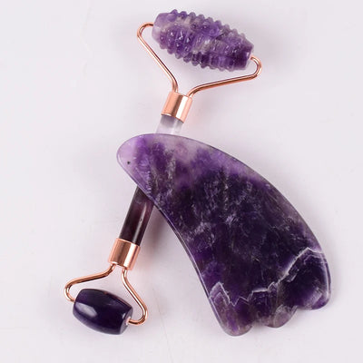 Amethyst Sawtooth Face Roller