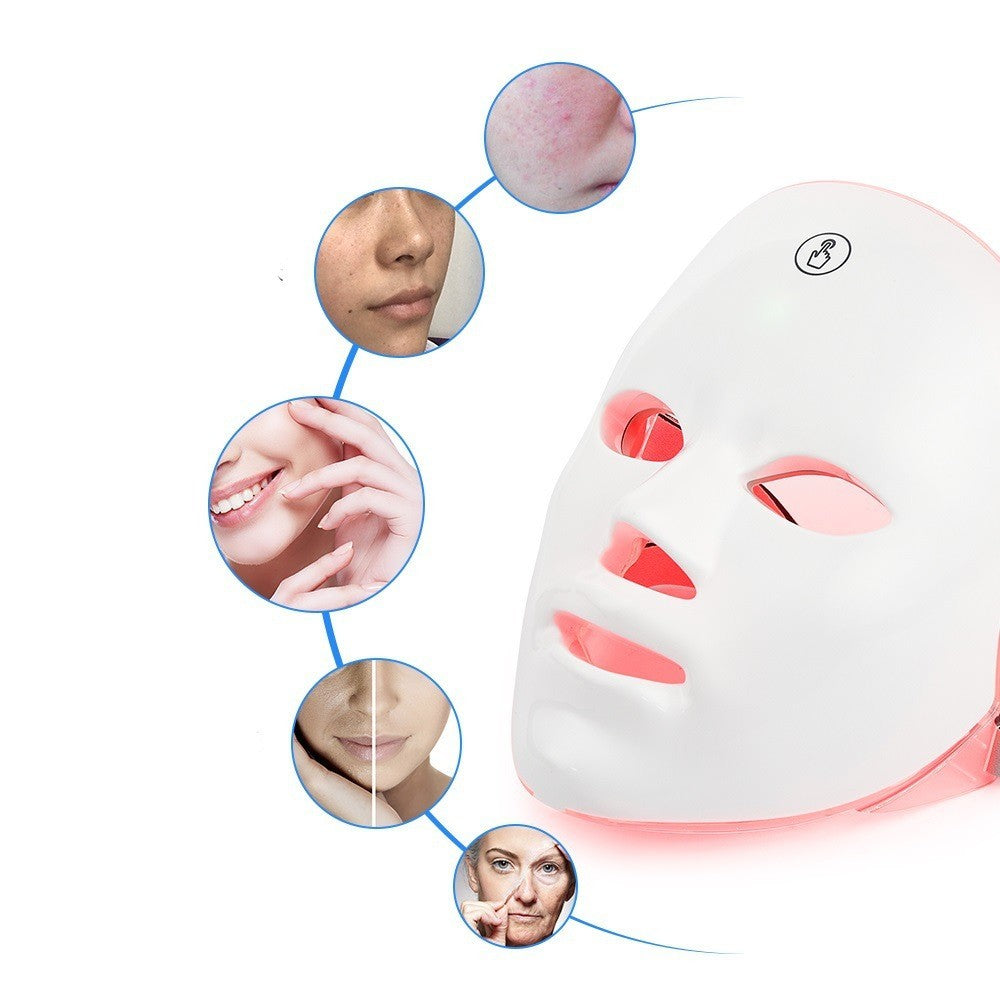 Colorful Skin Rejuvenation LED Light Therapy Mask